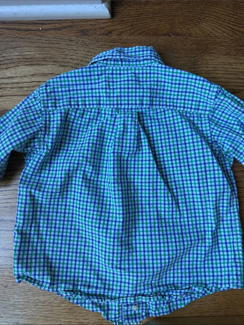 Ralph Lauren Green & Blue Plaid Button-Down Shirt